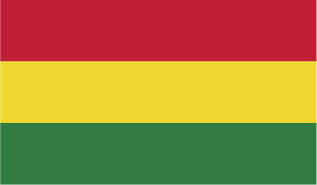 Bandera de BOLIVIA